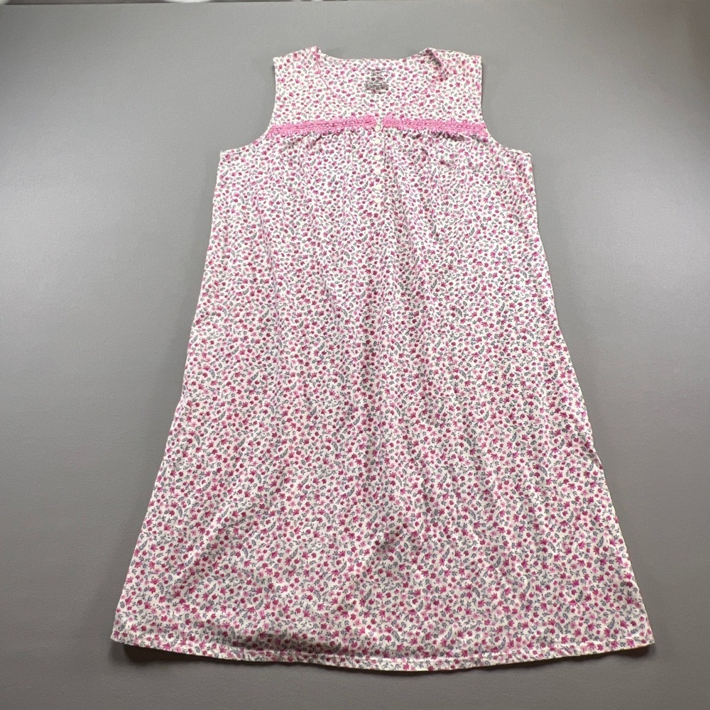 Simply Basic Nightgown Women Large Multicolor Multicolor Floral Cotton Sleepwear